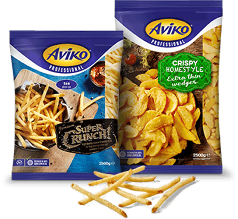 Aviko supercrunch skinny skinon fries